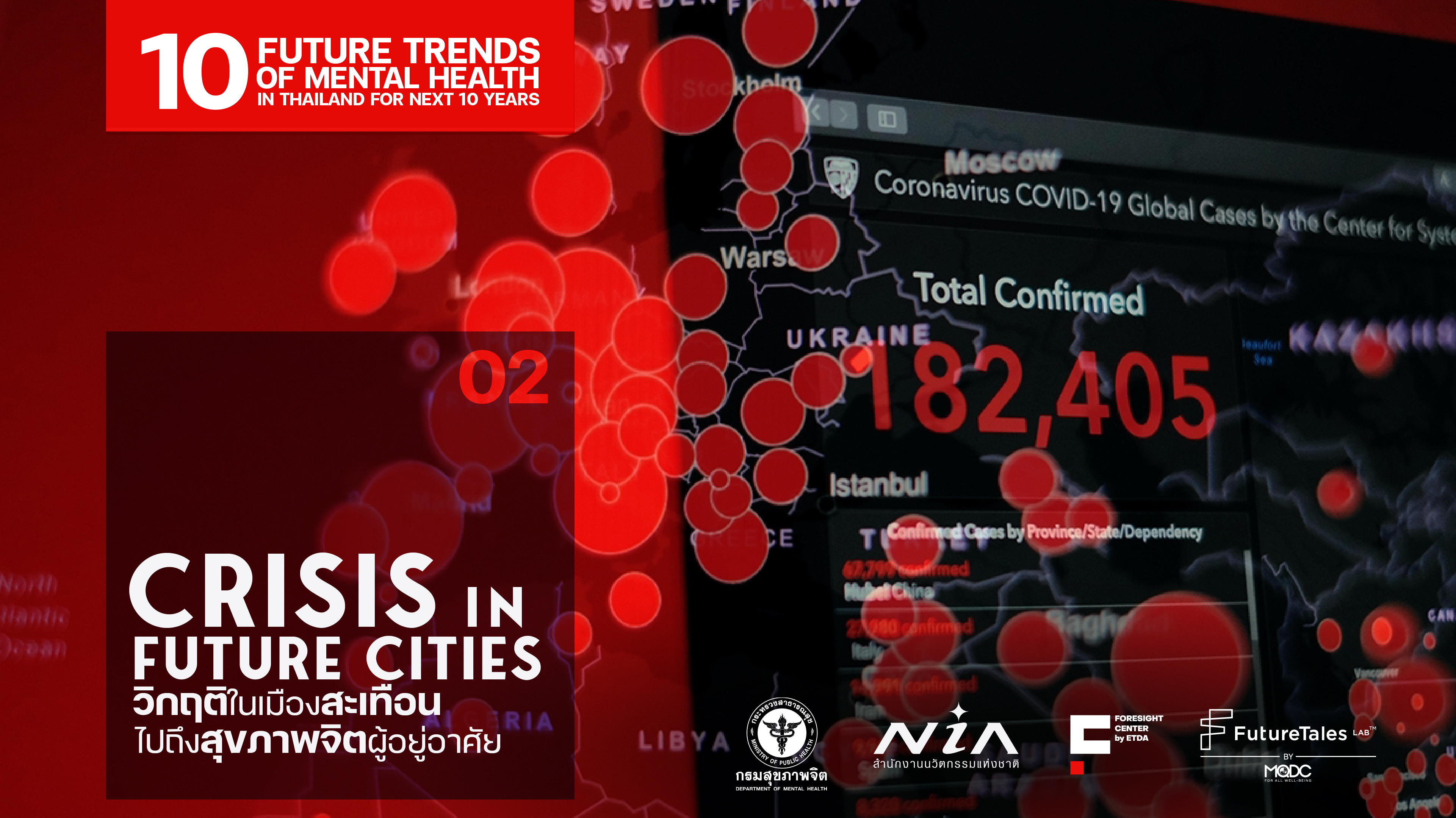 Crisis in future cities : วิกฤติในเมืองสะเทือนไปถึงสุขภาพจิตผู้อยู่อาศัย