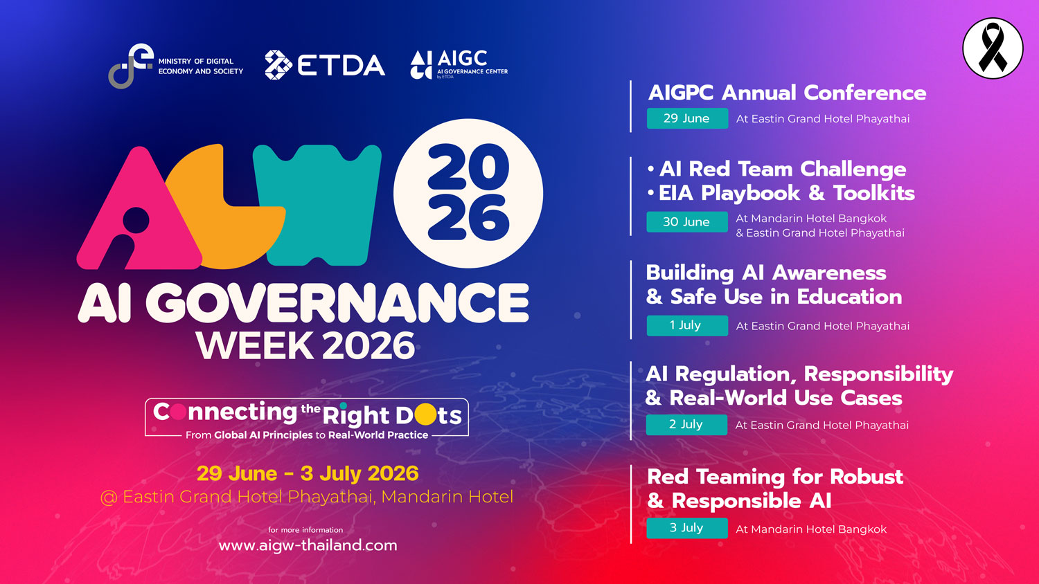 ETDA  เปิดเวที AI Governance Week 2026 จากเวทีนโยบาย สู่สนามปฏิบัติจริง พร้อมดันไทยเป็นศูนย์กลาง AI Governance ภูมิภาค